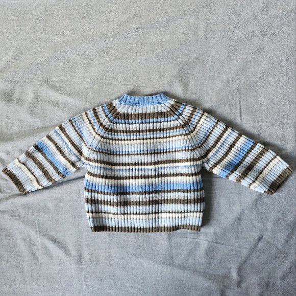 The Children's Place | 3-Piece Overalls, Shirt and Sweater Set - Picture 8 of 13